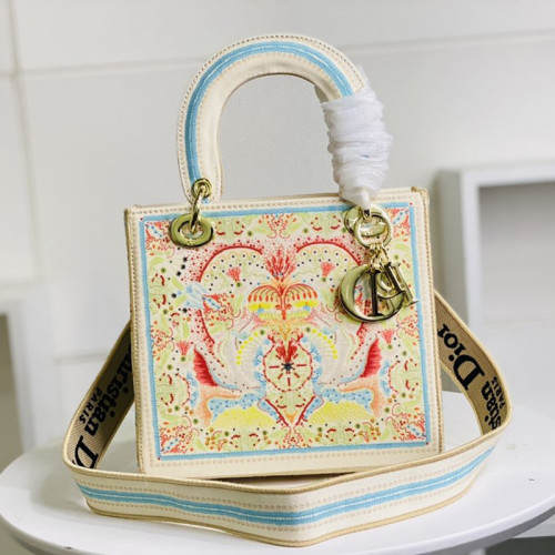 Dior Womens Bags Handbags Luxury Fashion MEDIUM LADY D-LITE BAG with Original Box
