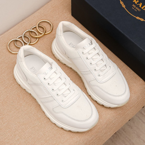 Prada Mens Shoes Sneakers Casual Shoes for Men Luxury Brand Breathable Fashion Sneakers with Original Box