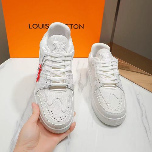 Louis Vuitton Men Shoes Fashion Sneakers Design Luxury Brand LV TRAINER SNEAKER with Original Box 1A9ZC2