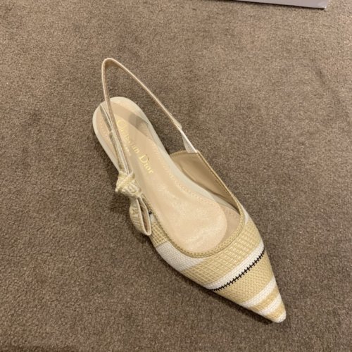 Dior Womens Shoes J'ADIOR SLINGBACK BALLERINA FLAT 1.5cm KCB660STE_S16T