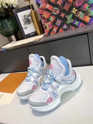Louis Vuitton Women Shoes Sneakers Luxury Brand Design Fashion LV ARCHLIGHT SNEAKER with Original Box 1A951Q