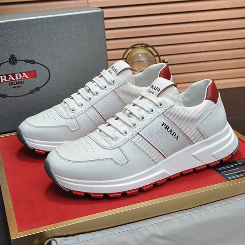 Prada Mens Shoes Sneakers Casual Shoes for Men Luxury Brand Breathable Fashion Sneakers with Original Box