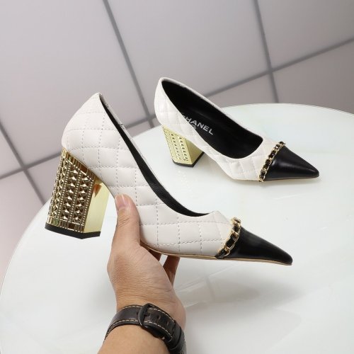 Chanel Womens Shoes Pumps 8.5cm