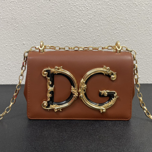 Dolce&Gabbana Womens Bags Shoulder Bag in quilted nappa leather Luxury Brand with Original Box