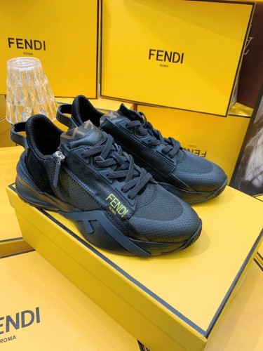 Fendi Mens Shoes Fashion Sneakers Luxury Brand Casual Fendi Flow Low-Top Sneakers Shoes for Men with Original Box
