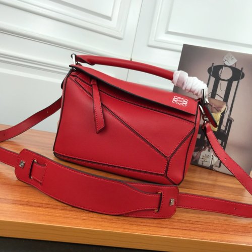 Loewe Womens Bag Small Puzzle Bag in Soft Grained Calfskin