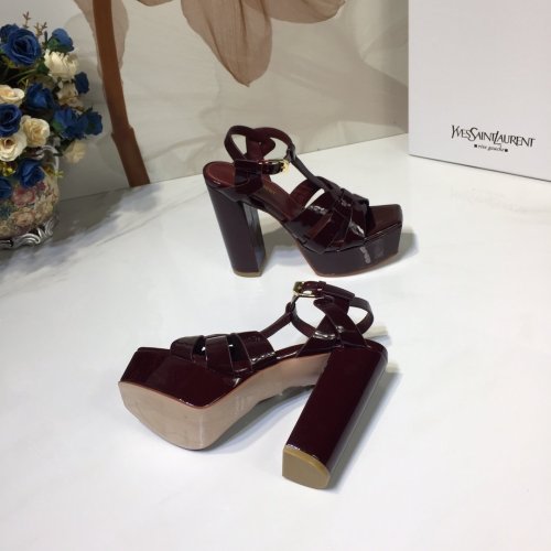 Saint Laurent YSL Womens Shoes BIANCA SANDALS 12cm
