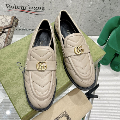 Gucci Womens Shoes Casual Loafers Design Luxury Brand Leather Princetown with Original Box