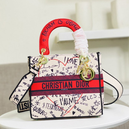 Dior Womens Bags Handbags Luxury Fashion MEDIUM LADY D-LITE BAG with Original Box