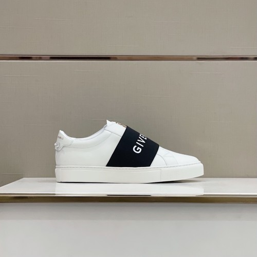 Givenchy Men Shoes Fashion Type Luxury Brand GIVENCHY SNEAKERS IN LEATHER WITH LATEX BAND with Original Box