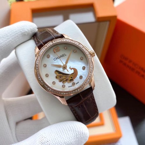 Chanel Watch Luxury Brand Design Fashion Type with Original Box