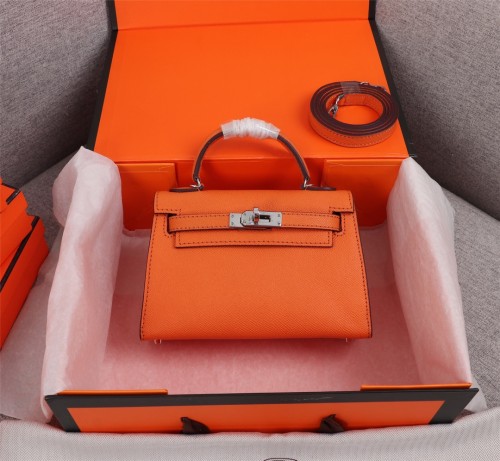 Hermes Womens Bags Handbags Luxury Brand Fashion Hermès Kelly Mini Kelly Second Generation Totes