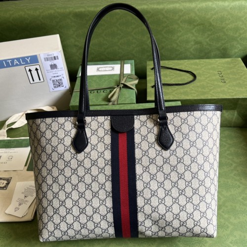 Gucci Womens Bags Handbags Luxury Brand Ophidia GG medium tote 631685 96IWN 4076 Handbags for Women