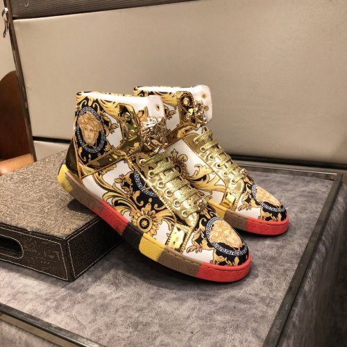 Versace Men Shoes Sneakers Fashion Design Luxury Brand