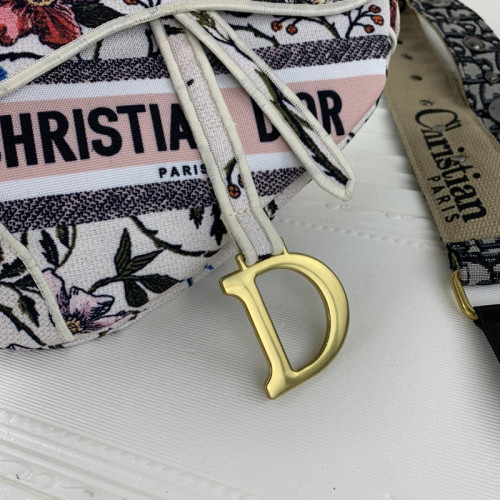 Dior Womens Bag Saddle Bag Luxury Brand Fashion Saddle Bag with Original Box