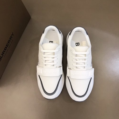 Burberry Mens Shoes Sneakers Fashion Type Luxury Brand Vintage Check Cotton Sneaker with Original Box