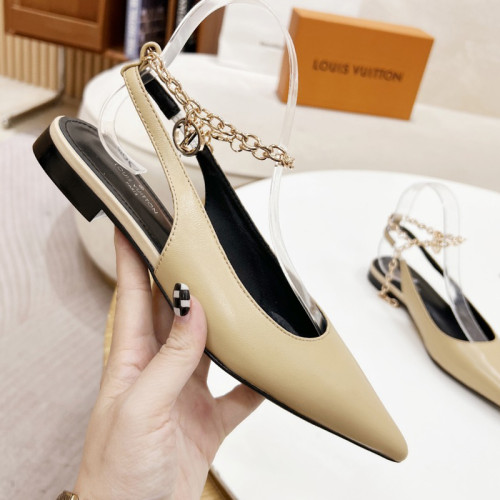 Louis Vuitton Womens Shoes Sandals Slippers Leather Design Luxury Brand Fashion Sandals with Original Box