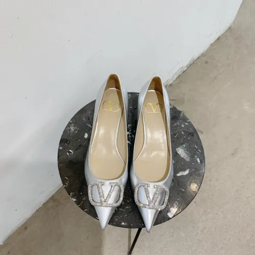Valentino Women Shoes Mule Flip Flop Sandals VLOGO SIGNATURE CALFSKIN PUMP 45MM / 1.8 IN. with Original Box