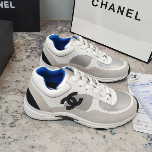 Chanel Mens Shoes Sneakers Luxury Brand Sports Shoes Breathable Design with Original Box