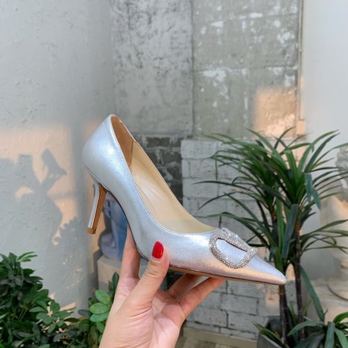 Valentino Women Shoes Mule Flip Flop Sandals VLOGO SIGNATURE CALFSKIN PUMP 80MM Luxury Brand with Original Box
