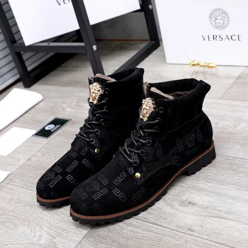 Versace Men Shoes Boots Fashion Design Luxury Brand