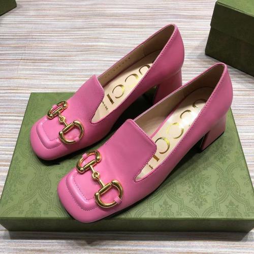 Gucci Womens Shoes Women's Mid-heel Pump with Horsebit 5.5cm