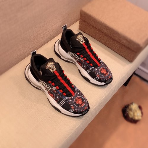 Versace Men Shoes Sneakers Fashion Design Luxury Brand