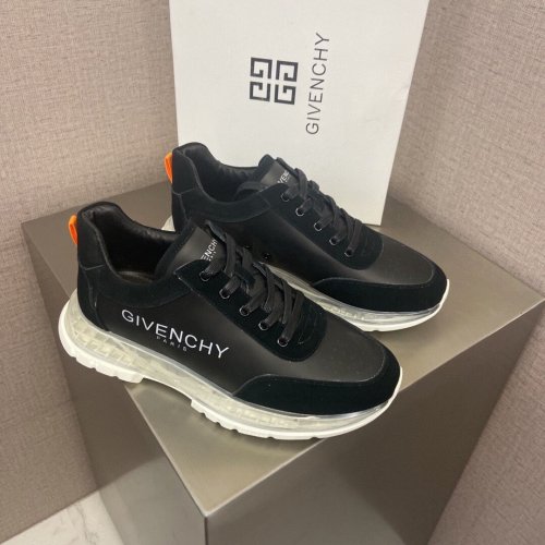 Givenchy Men Shoes Fashion Type Luxury Brand GIVENCHY SNEAKERS IN LEATHER WITH LATEX BAND with Original Box