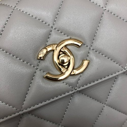 Chanel Womens Shoulder Bags Luxury Brand with Original Box Small Flap Bag With Top Handle Lambskin & Gold-Tone Metal