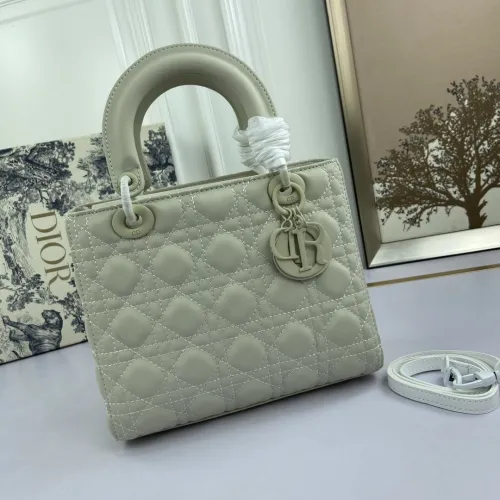 Dior Womens Bag MEDIUM LADY DIOR BAG M0565SLOI_M989