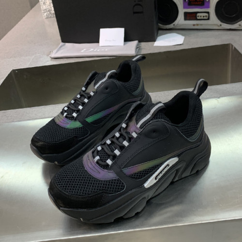 Dior Mens Shoes Sneakers Luxury Brand Breathable Design B22 SNEAKER with Original Box
