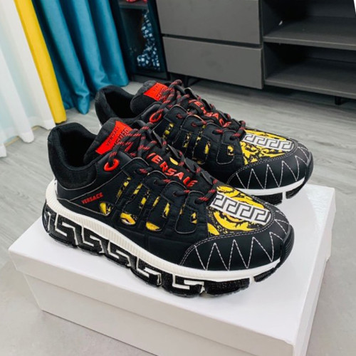 Versace Women Shoes Fashion Design Luxury Brand TRIGRECA SNEAKERS with Original Box