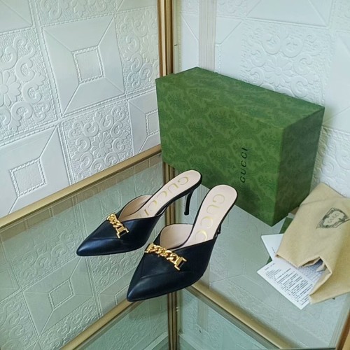 Gucci Womens Shoes Mule 7cm