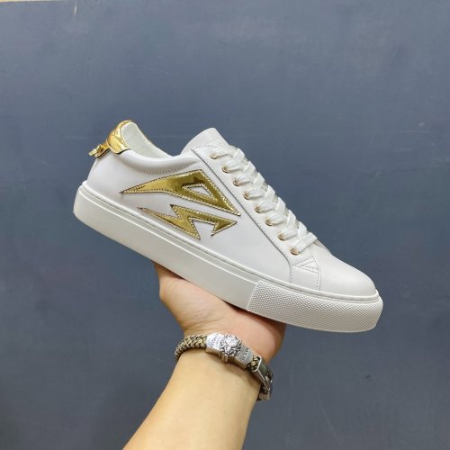 Givenchy Men Shoes Fashion Type Luxury Brand GIVENCHY SNEAKERS IN LEATHER WITH LATEX BAND with Original Box
