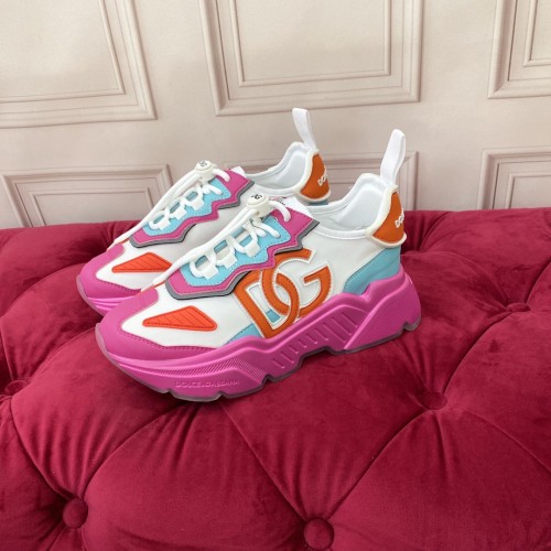 Dolce&Gabbana Womens Shoes Sneakers Luxury Brand Mixed-material Daymaster sneakers with DG logo CS1941AQ7098B706