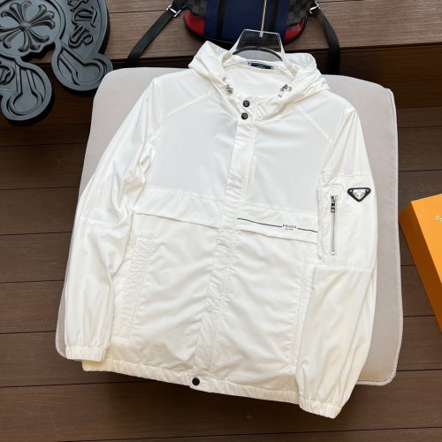 Prada Design Fashion Mens Jackets Thin Design Luxury Brand