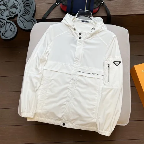 Prada Design Fashion Mens Jackets Thin Design Luxury Brand