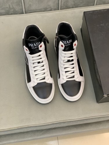 Prada Mens Shoes Sneakers Casual Shoes for Men Luxury Brand Breathable Fashion Sneakers with Original Box