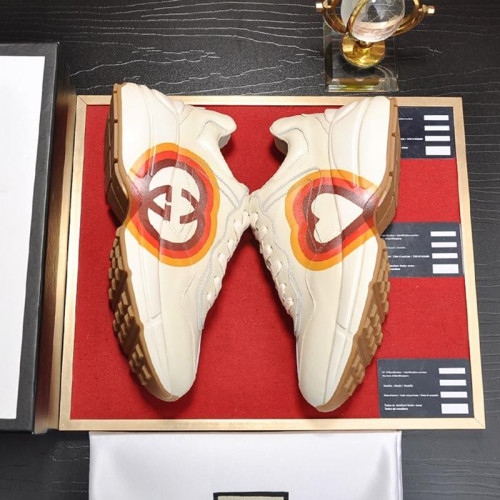 Gucci Womens Shoes Sneakers Fashion Type Luxury Brand Design Rhyton Sneaker with Original Box