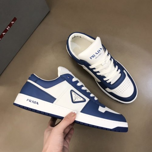 Prada Mens Shoes Sneakers Casual Shoes for Men Luxury Brand Breathable Fashion Sneakers with Original Box