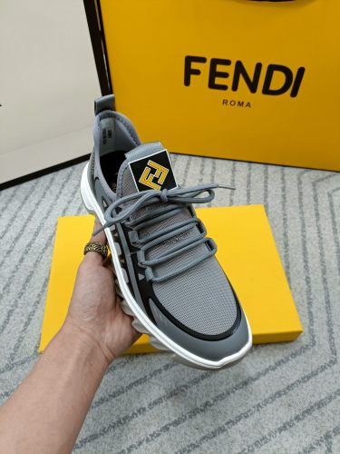 Fendi Mens Shoes Fashion Sneakers Luxury Brand Casual Shoes for Men with Original Box