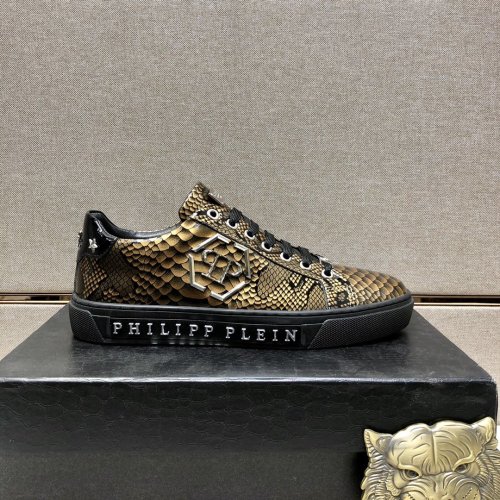Philipp Plein Men Shoes Low Top Sneaker Fashion Design Luxury Brand