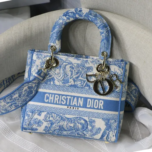 Dior Womens Bags Handbags Luxury Fashion Dior MEDIUM LADY D-LITE BAG with Original Box