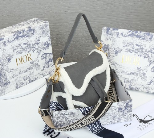 Dior Womens Bag Saddle Bag Luxury Brand Fashion SADDLE BAG with Original Box