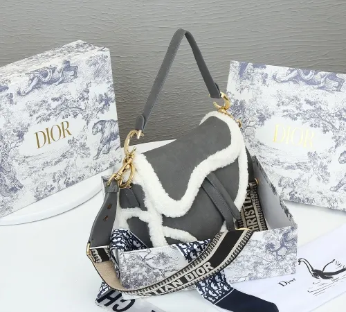 Dior Womens Bag Saddle Bag Luxury Brand Fashion SADDLE BAG with Original Box