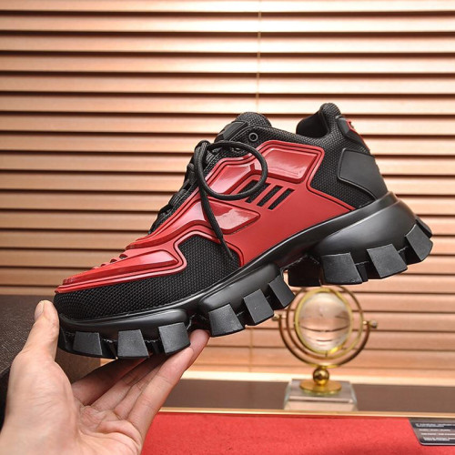 Prada Men Shoes Cloudbust Thunder Technical Fabric Sneakers with Original Box