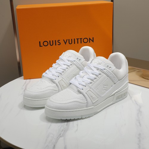 Louis Vuitton Men Shoes Fashion Sneakers Design Luxury Brand LV TRAINER SNEAKER with Original Box 1A9ZI6