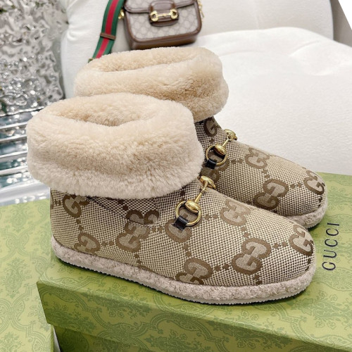 Gucci Womens Shoes Fashion Boots Luxury Brand Womens Ankle Boots with Original Box
