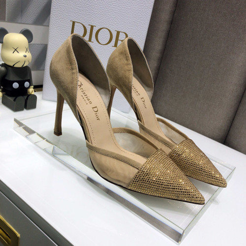 Dior Womens Shoes Breathable Fashion Pump High Heels 9.5CM