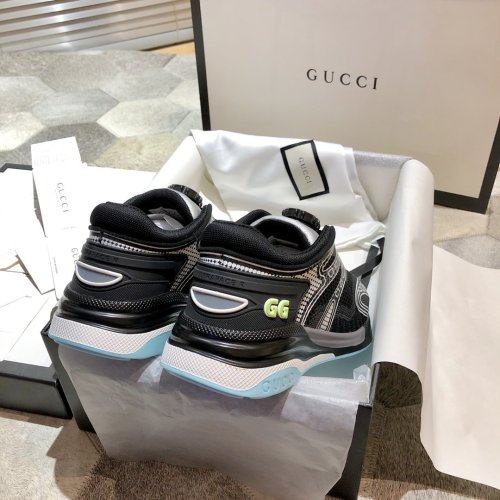 Gucci Mens Shoes Sneakers Luxury Brand Men's Ultrapace R sneaker 623109 H9T20 8485